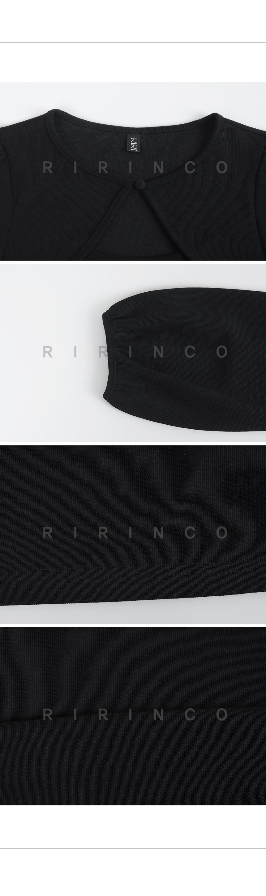 RIRINCO ボレロレイヤードTシャツ